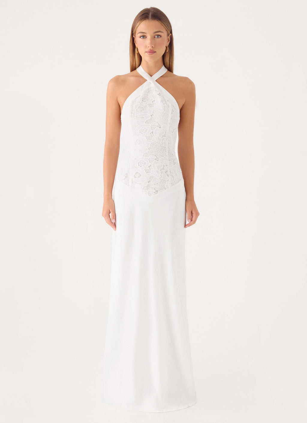 Lilas Maxi Dress - White