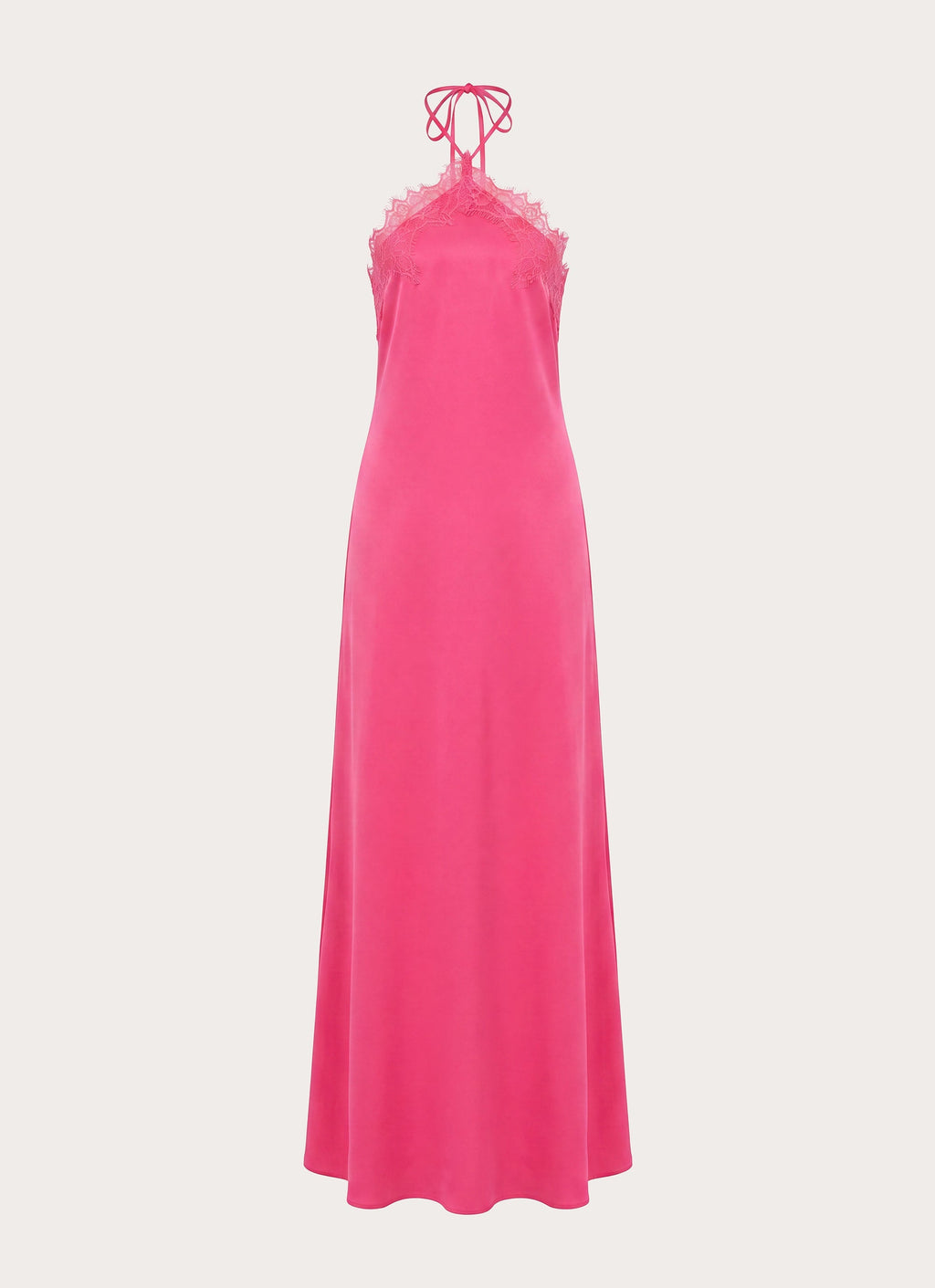 Samaria Halter Maxi Dress - Berry