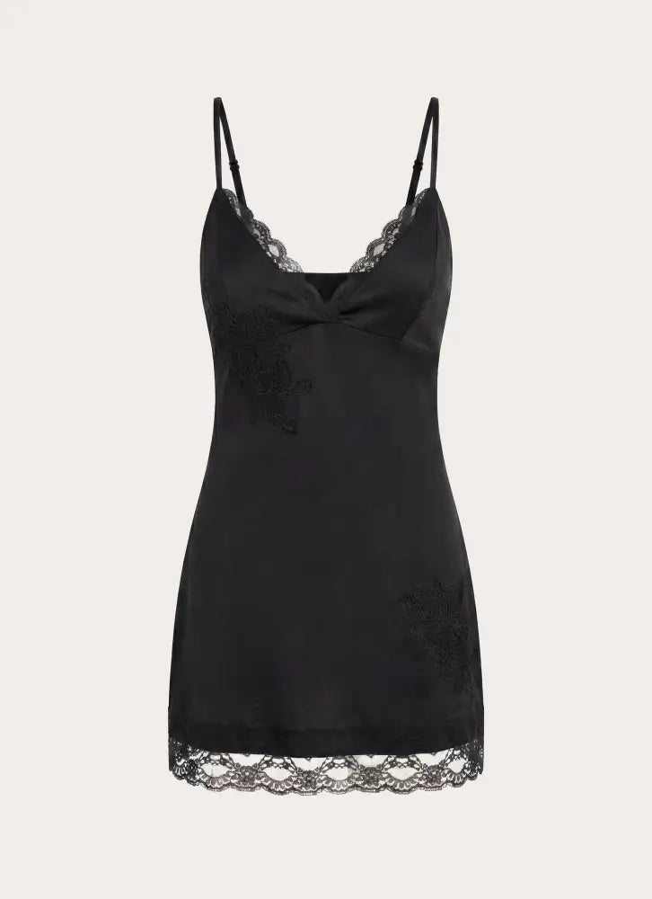 Cassidy Mini Dress - Black - Mini Dresses
