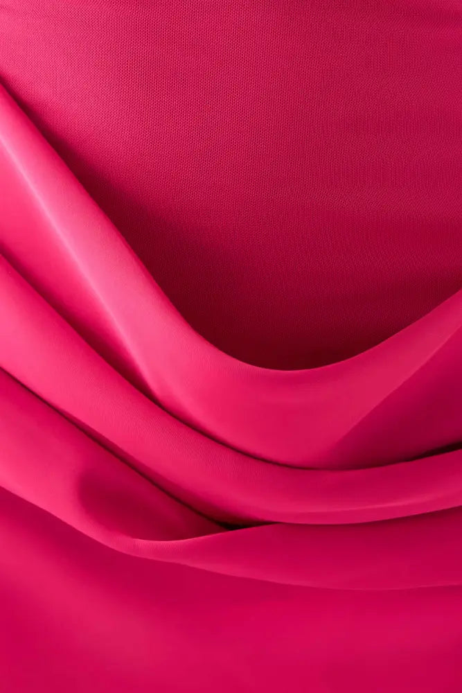 Farida Off Shoulder Mini Dress - Fuchsia - Mini Dresses