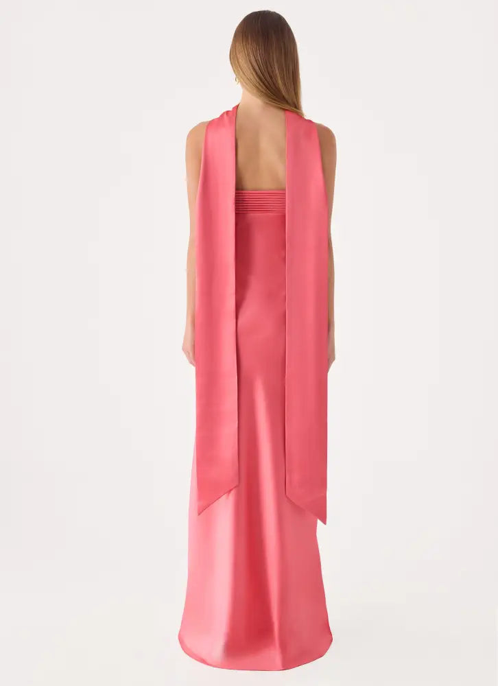 Hush Maxi Dress - Coral Red - Maxi Dresses